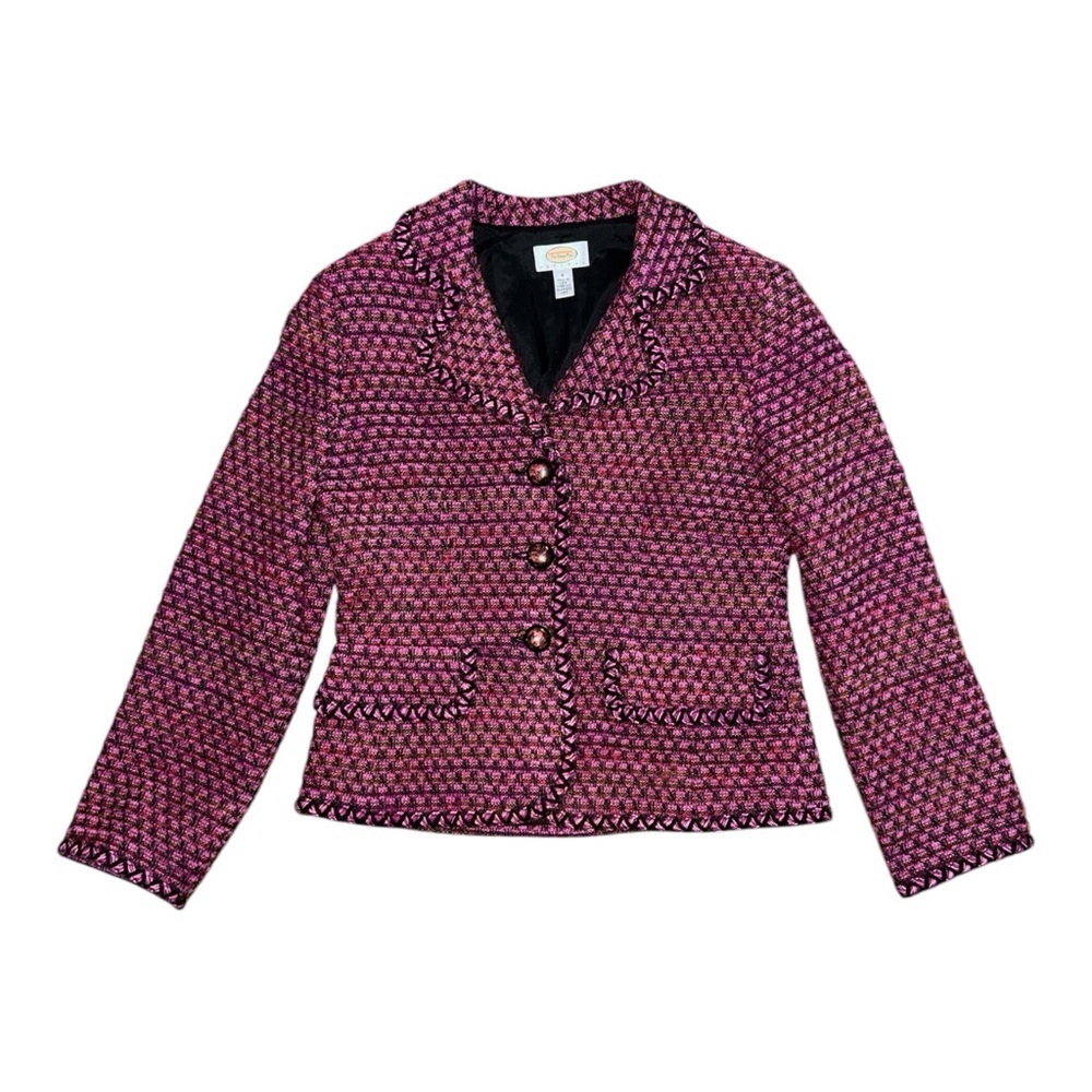Talbots Pink Blazer Tailored Suit Jacket - Picture 3 of 6